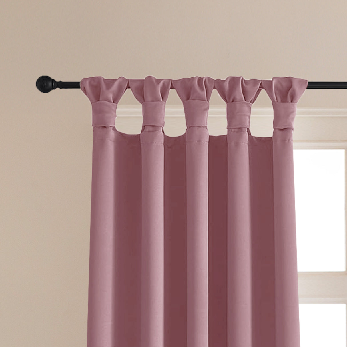 Fort Essential - Twist Tap Top Blackout Curtain (Lavender)