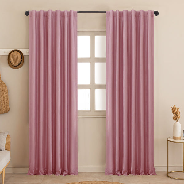 Fort Essential - Back Tab Blackout Curtain (Lavender)