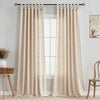Fort Absolute - Beige Loop Sheer Curtain