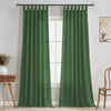 Fort Absolute - Dark Green Loop Sheer Curtain