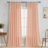 Fort Absolute - Peach Loop Sheer Curtain