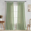 Fort Absolute - Mint Green Loop Sheer Curtain