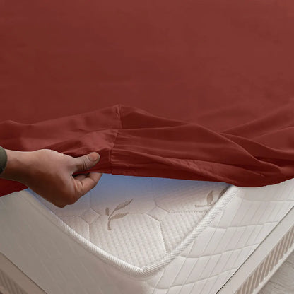 Fort Sublime - Fitted Sheet Maroon