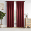 Fort Essential - Rod Pocket Blackout Curtain (Maroon)