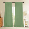 Fort Absolute - Back Tab Solid Sheer Curtain (Mint Green)