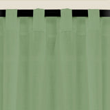 Fort Absolute - Back Tab Solid Sheer Curtain (Mint Green)