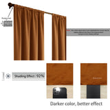 Fort Essential - Rod Pocket Blackout Curtain (Mustard)