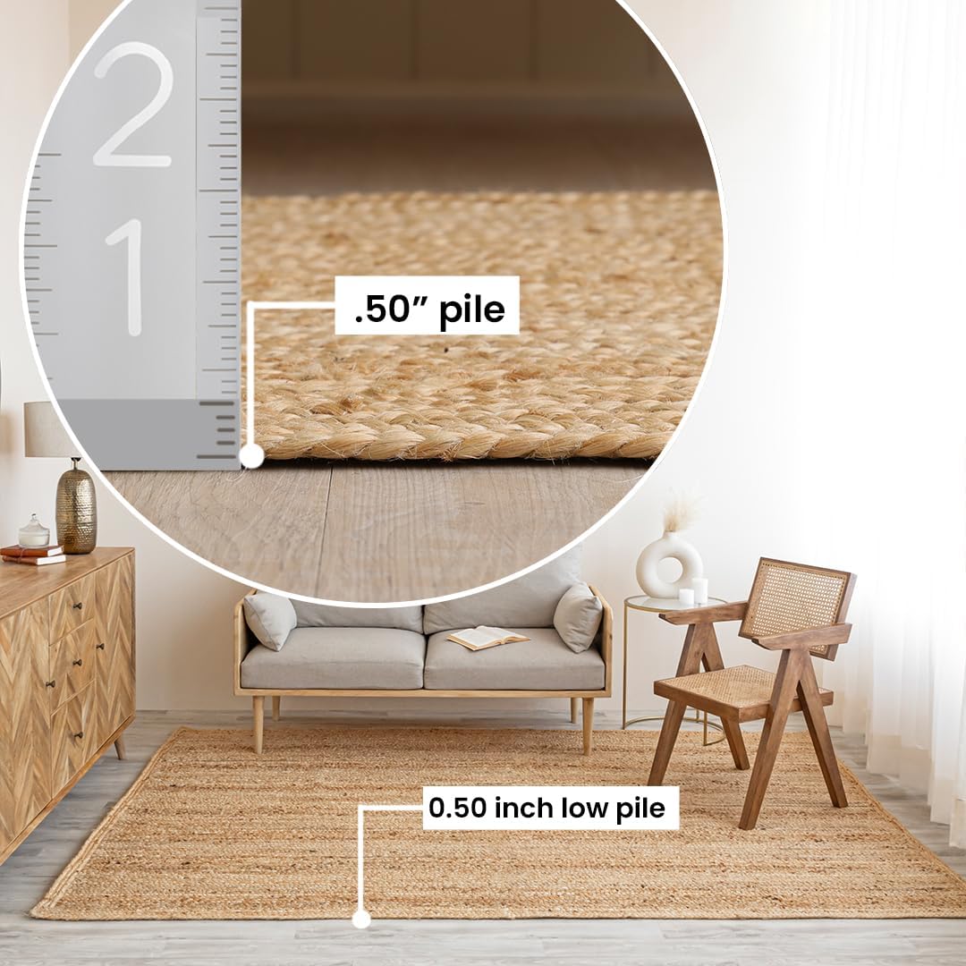 Fort Steady - Solid Jute Rug