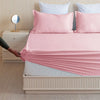 Fort Sublime - Solid Fitted Bedsheet (Pink)