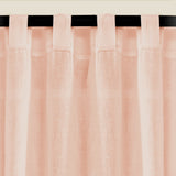 Fort Absolute - Back Tab Sheer Curtain (Peach)