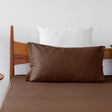 Brown pillow cover