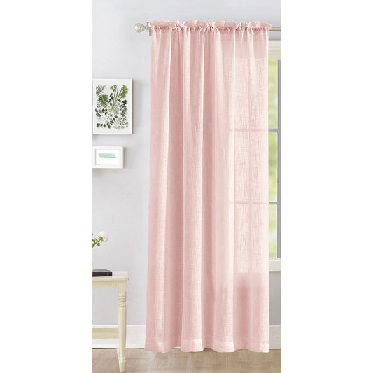 Fort Absolute - Rod Pocket Pink Sheer Curtaincurtain