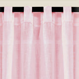 Fort Absolute - Back Tab Solid Sheer Curtain (Pink)