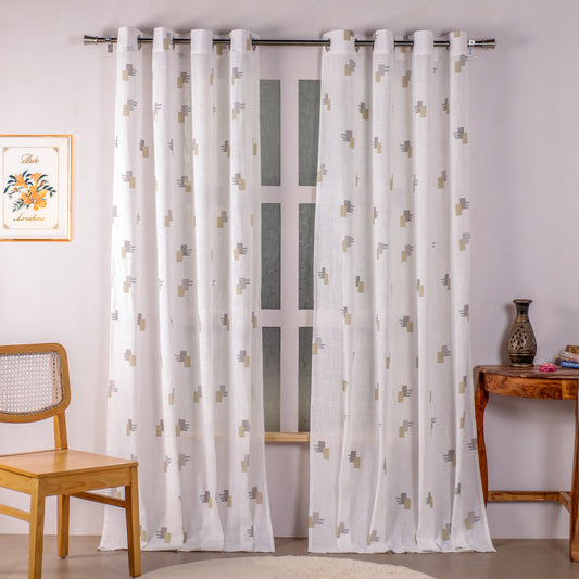 Imprimer Modern Mosaic - Sheer CurtainPrinted Sheer Curtain