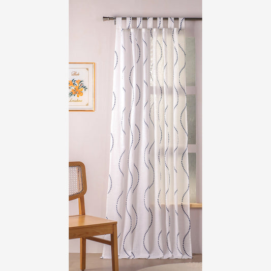 Imprimer Wavy Rhythm - Loop Sheer CurtainImprimer Wavy Rhythm - Loop Sheer Curtain
