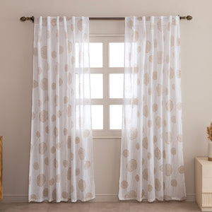 Imprimer Gold Dandelions - Back Tab Curtain