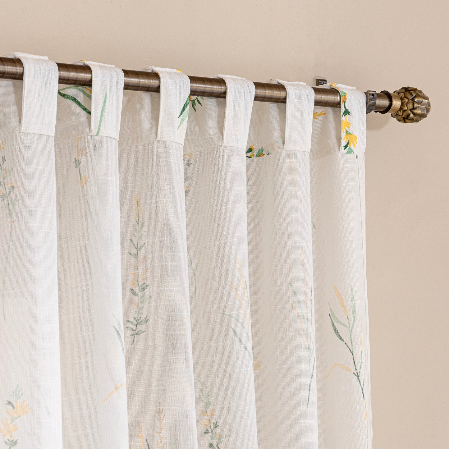 Imprimer Leafscape - Back Tab Curtain