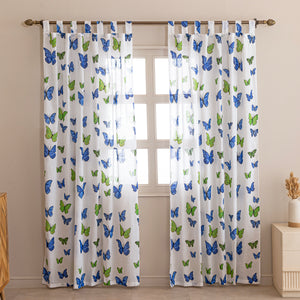 Imprimer Butterfly - Loop Sheer Curtain