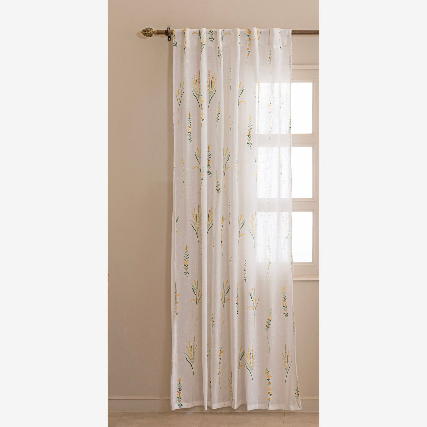 Imprimer Leafscape - Back Tab Curtain