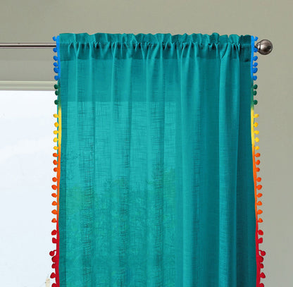 Handpicked Aether - Curtain Blue | Rod Pocket