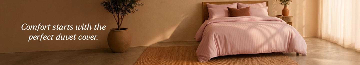 Satin Stripe Duvet Cover