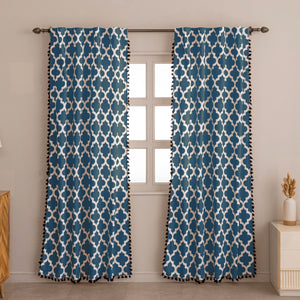 Imprimer Handpicked Soleil - Back Tab Curtain
