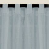 Fort Absolute - Back Tab Solid Sheer Curtain (Silver Grey)