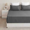 Breton Nap - Satin Stripes Bedsheet (Grey)