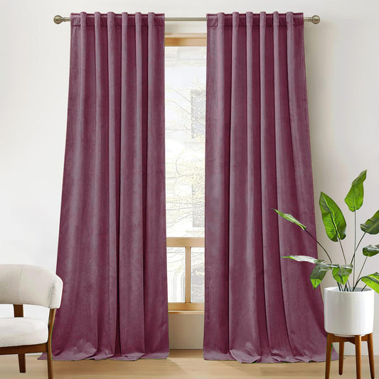 Fort Royal - Back Tab CurtainVelvet Curtain