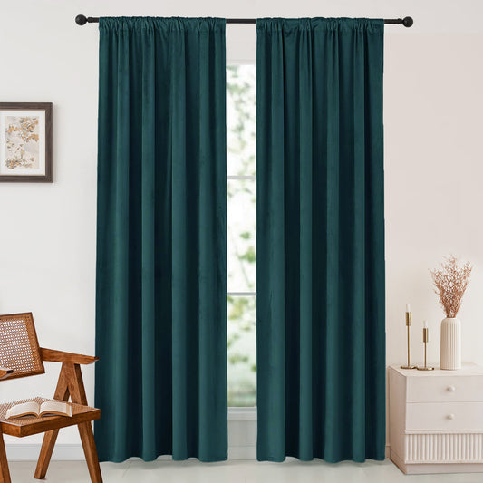 Fort Royal - Rod Pocket CurtainVelvet Curtain