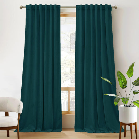 Fort Royal - Back Tab CurtainVelvet Curtain