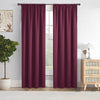 Fort Essential - Rod Pocket Blackout Curtain (Wine)
