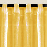 Fort Absolute - Back Tab Solid Sheer Curtain (Yellow)