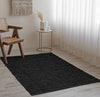 Tessitura Chromatic - Herringbone Cotton Rug (Black)