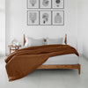 Breton Mellow - Satin Stripe Duvet Cover (Brown)