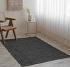 Tessitura Chromatic - Herringbone Cotton Rug (Grey & White)