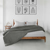 Breton Mellow - Satin Stripe Duvet Cover (Grey)