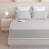Fort Nightingale - Solid Bedsheet (Light Grey)