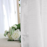 Fort Absolute - White Loop Sheer Curtain