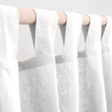 Fort Absolute - White Loop Sheer Curtain