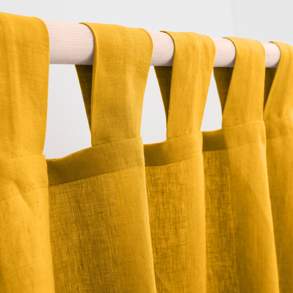 Fort Absolute - Yellow Loop Sheer Curtain