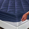 Ombre - Pure Shield Solid Quilted Mattress Protector (Navy Blue)