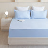 Fort Nightingale - Solid Bedsheet (Sky Blue)