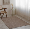 Tessitura Chromatic - Herringbone Cotton Rug (Tan & White)